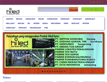 Tablet Screenshot of hiledindonesia.com